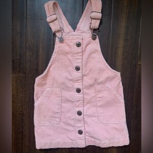 OshKosh B'gosh Pink Corduroy Overalls girls 2t